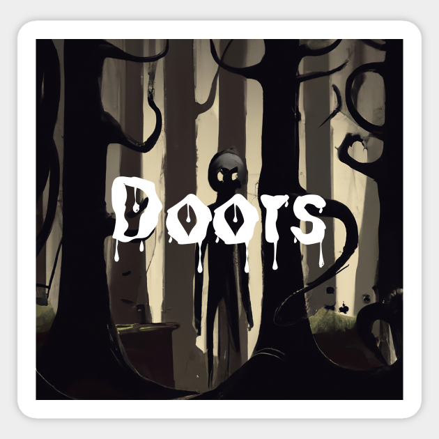 Roblox Door Roblox Doors Sticker TeePublic